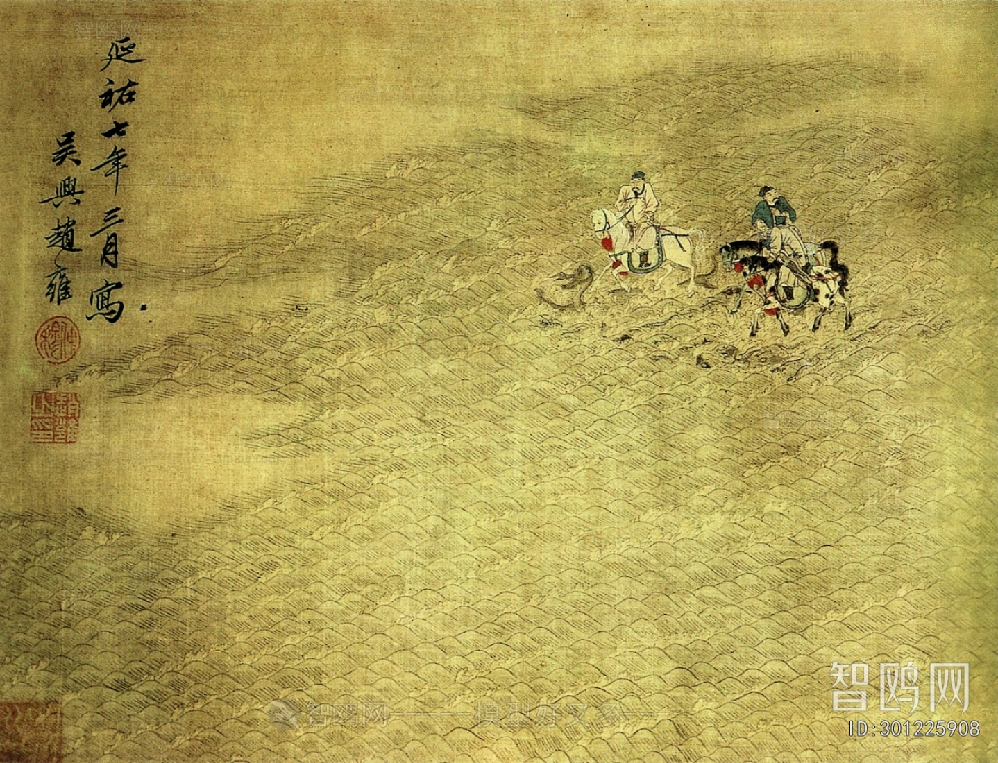 新中式风景装饰画