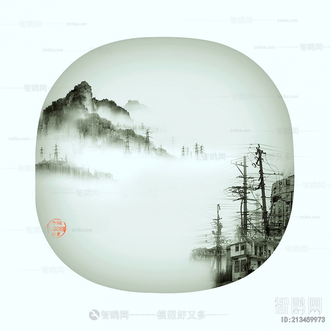 新中式植物装饰画