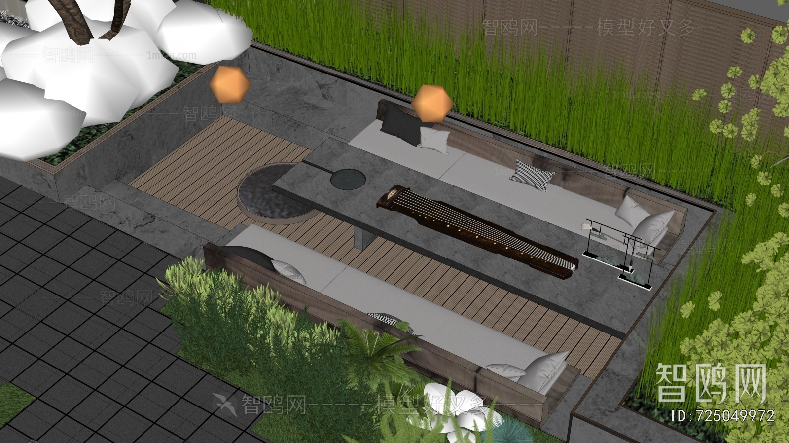 New Chinese Style Card Seat Sofa