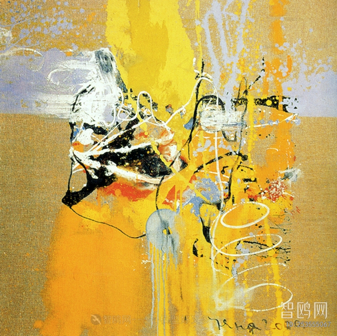 现代艺术抽象画
