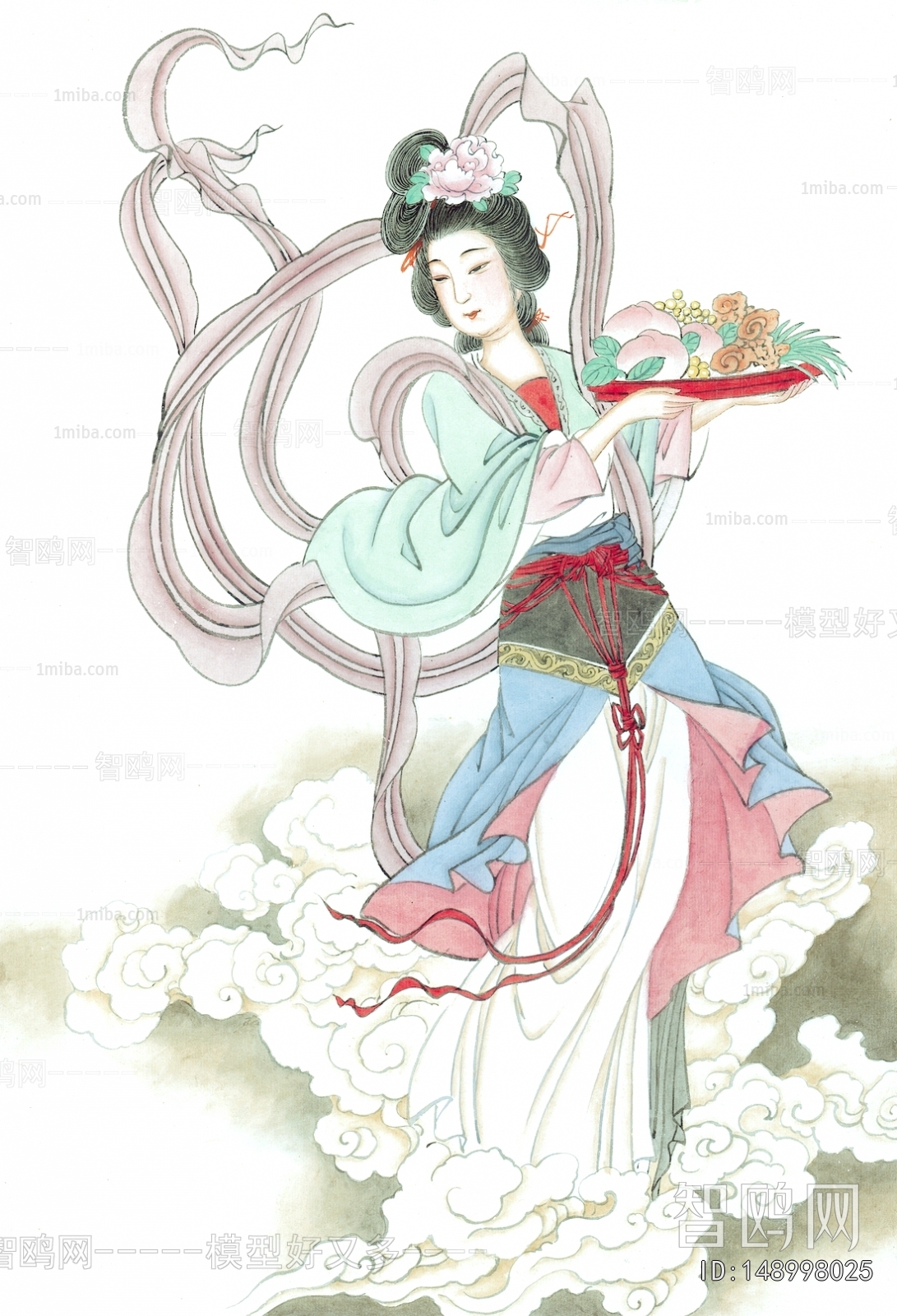 新中式人物装饰画