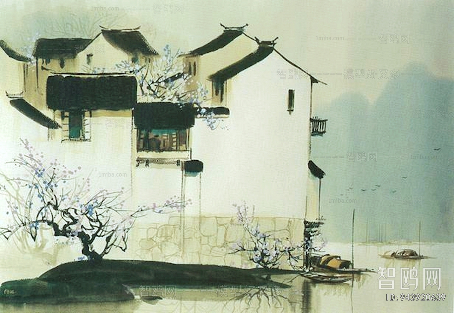 新中式水墨装饰画