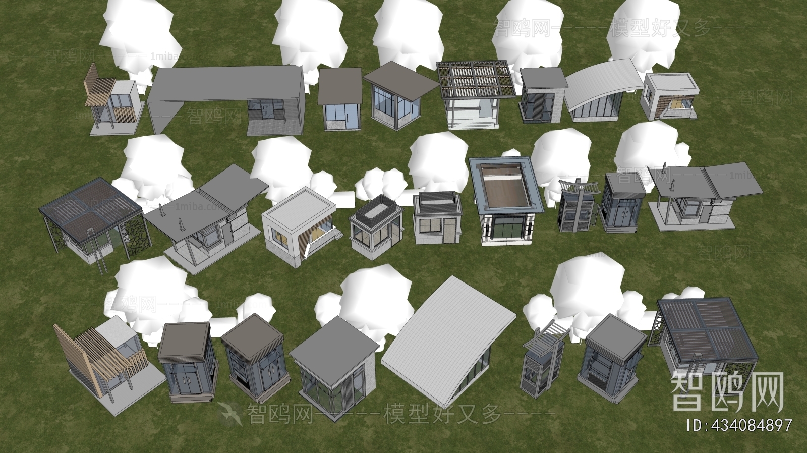 Modern Security Booth