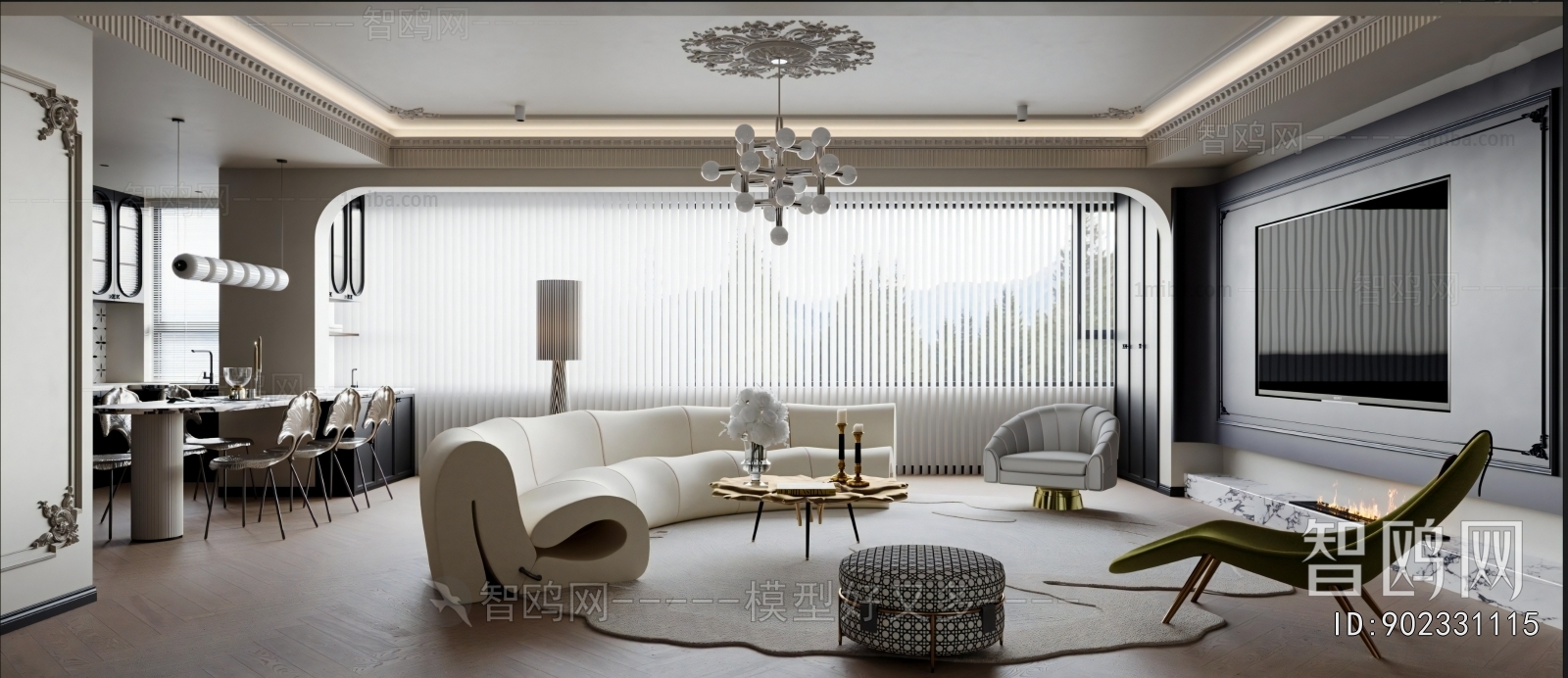 French Style A Living Room