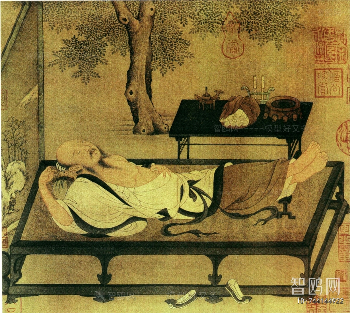 新中式风景装饰画