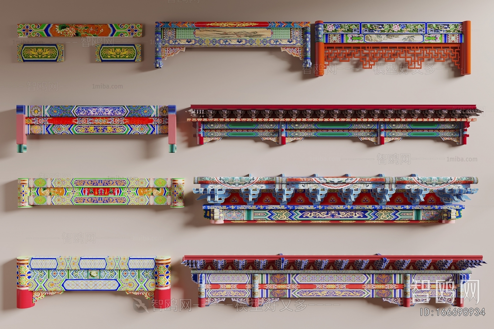 Chinese Style Building Component