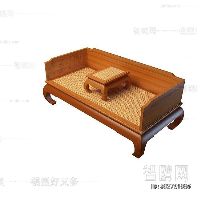 New Chinese Style Arhat Bed