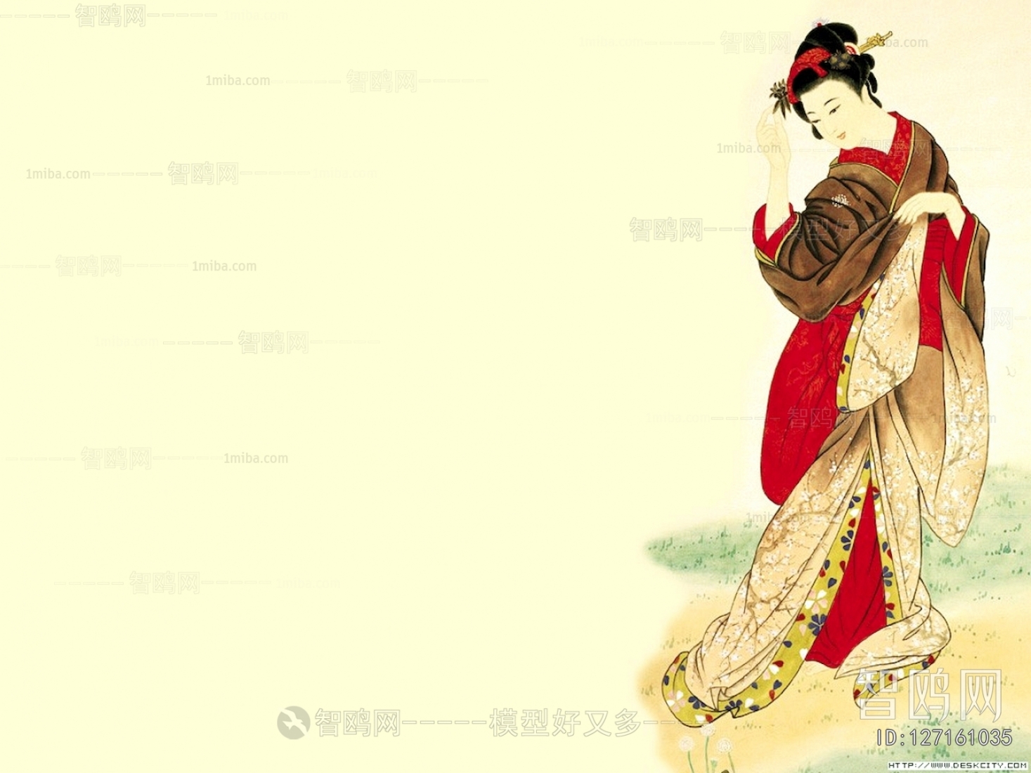 日式人物装饰画