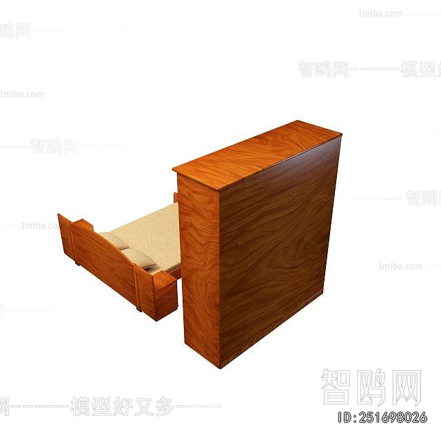 New Chinese Style Double Bed