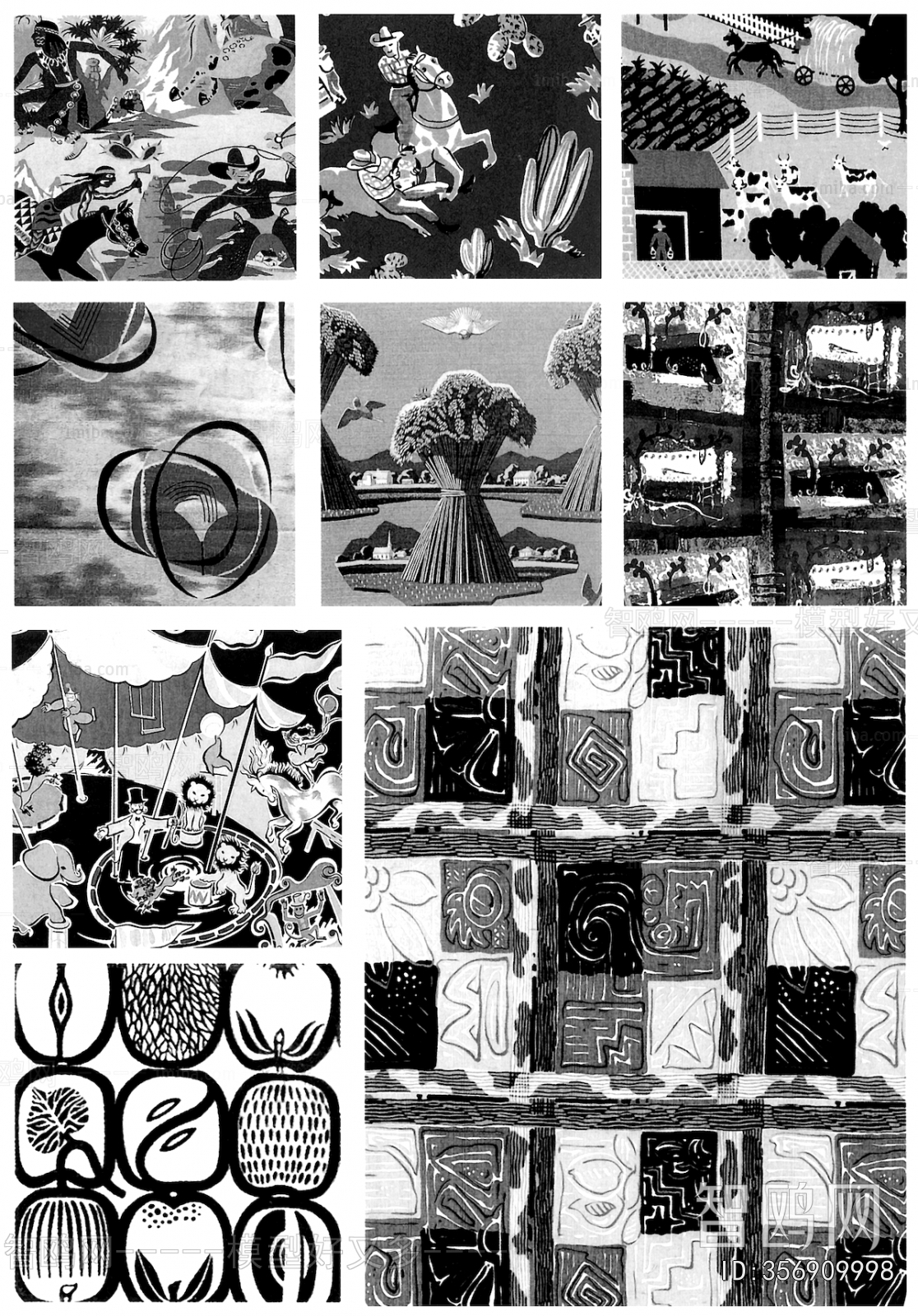 Bump Black And White