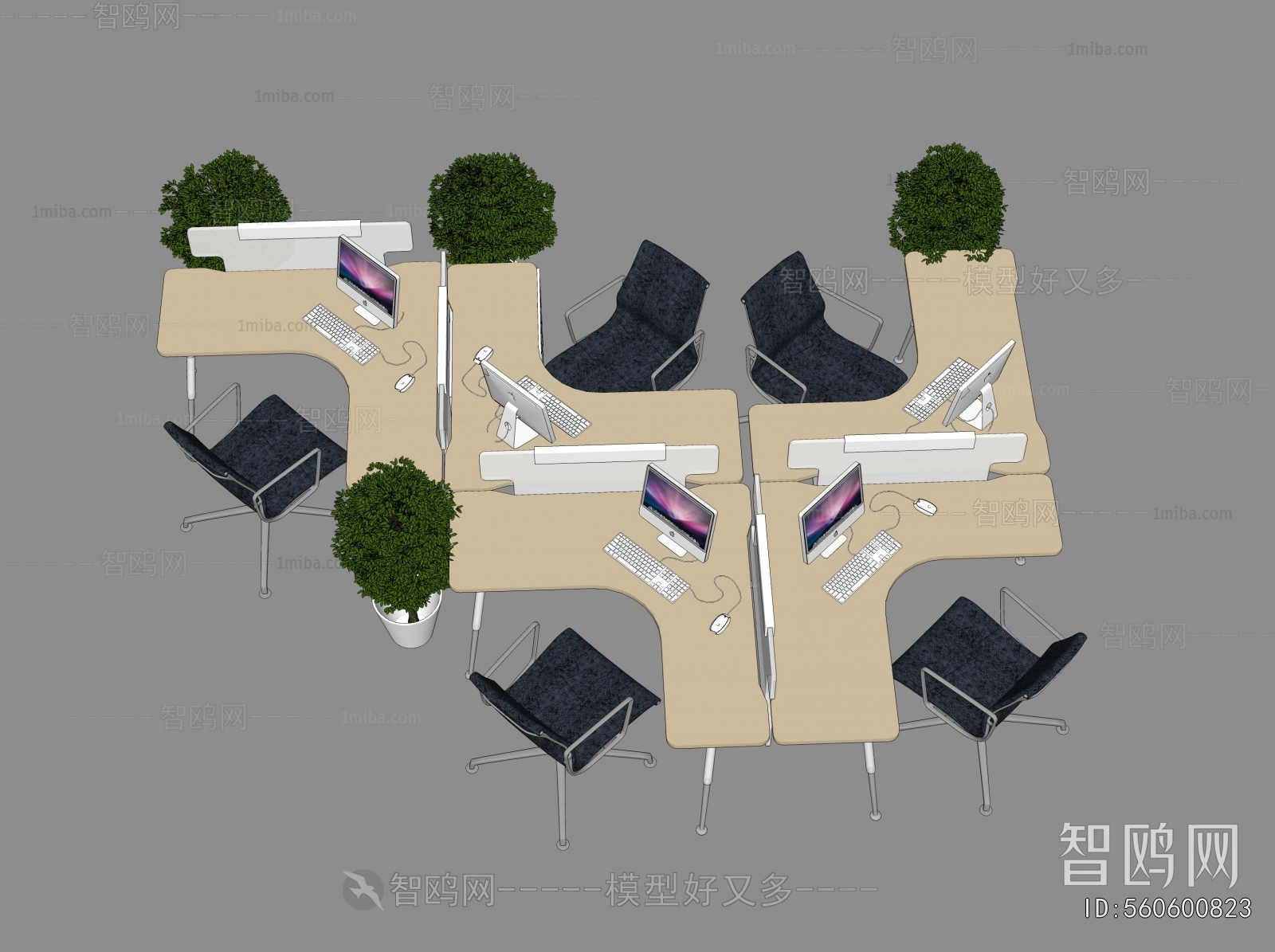 Modern Office Desk And Chair