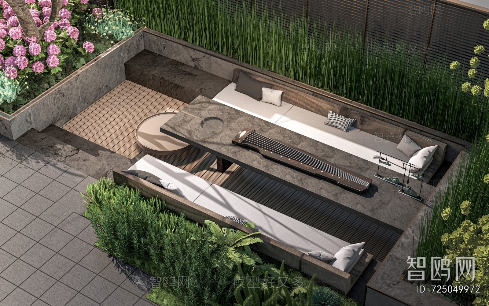 New Chinese Style Card Seat Sofa