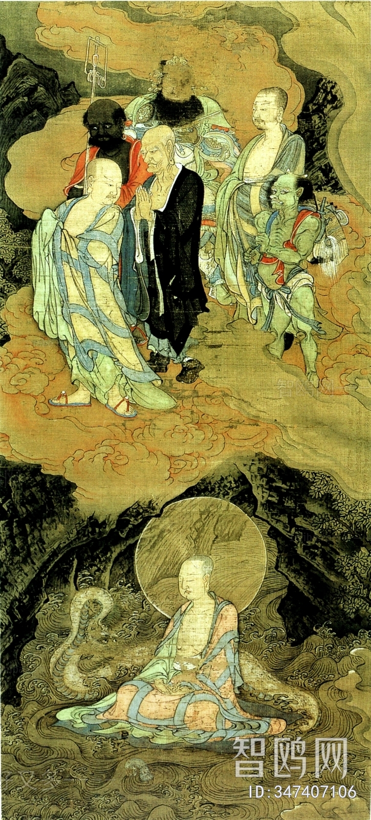 新中式人物装饰画