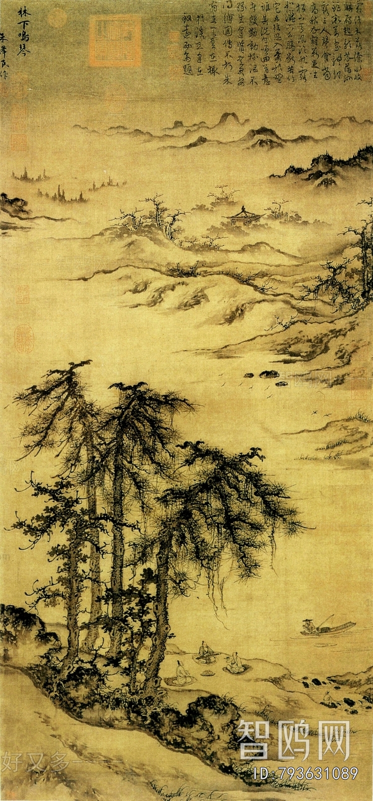 新中式风景装饰画