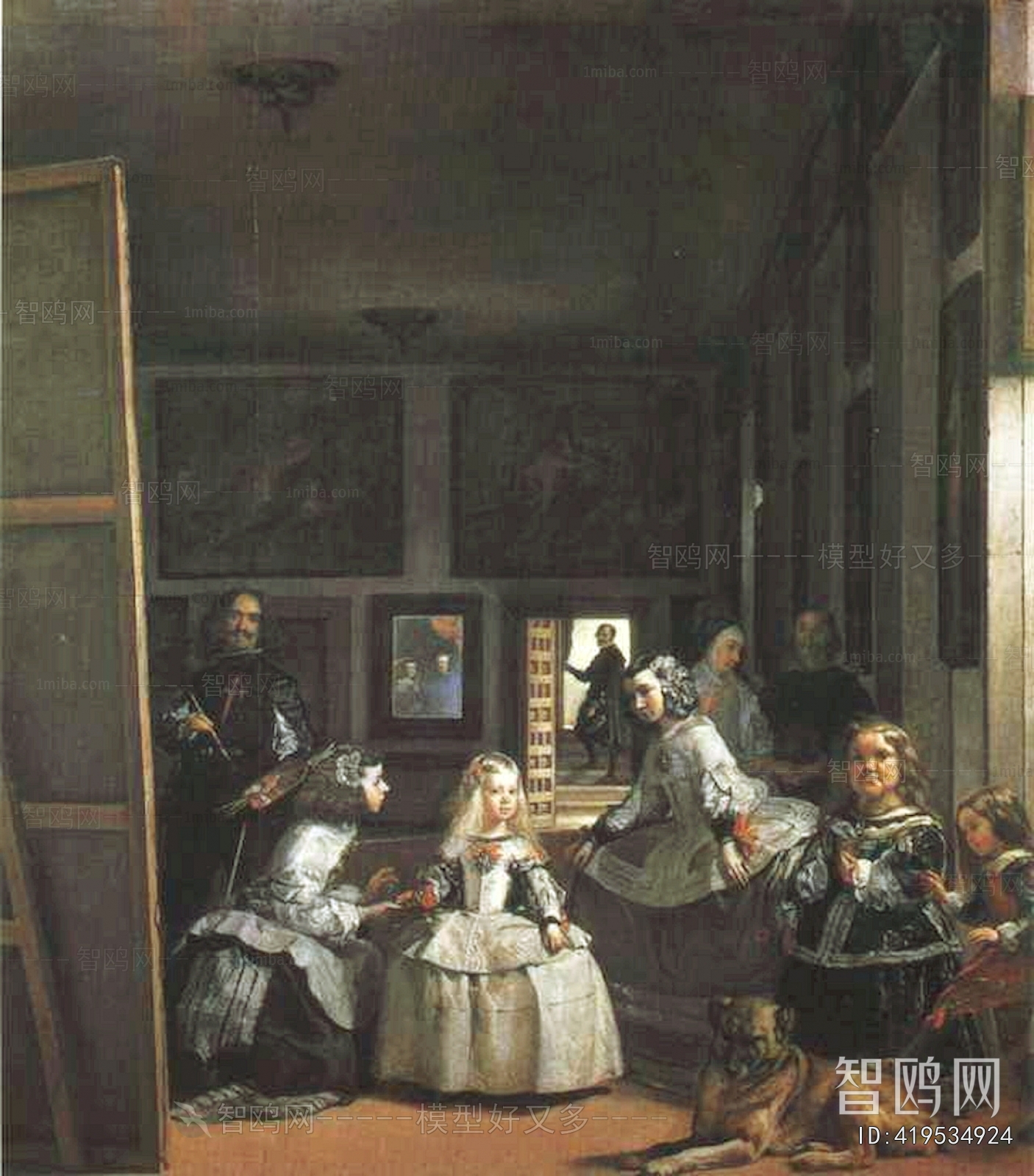 欧式古典人物装饰画