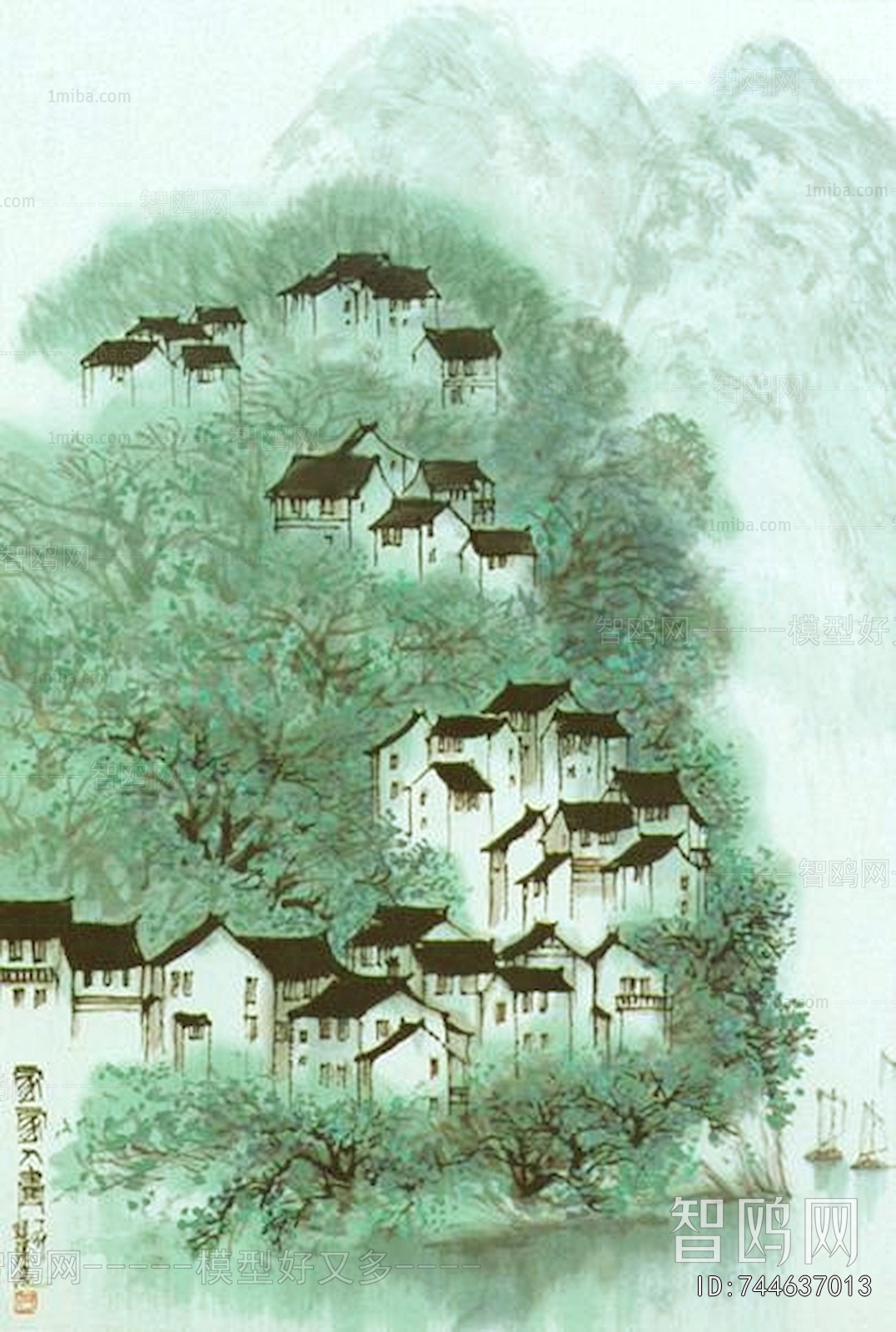 新中式水墨装饰画
