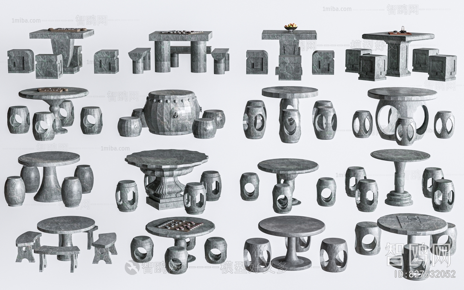 New Chinese Style Outdoor Tables And Chairs