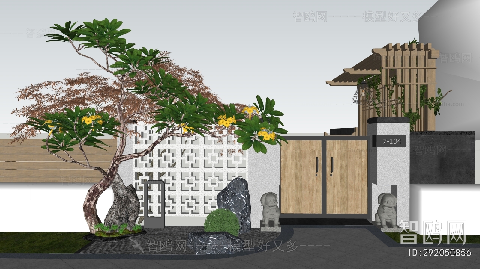 New Chinese Style Door