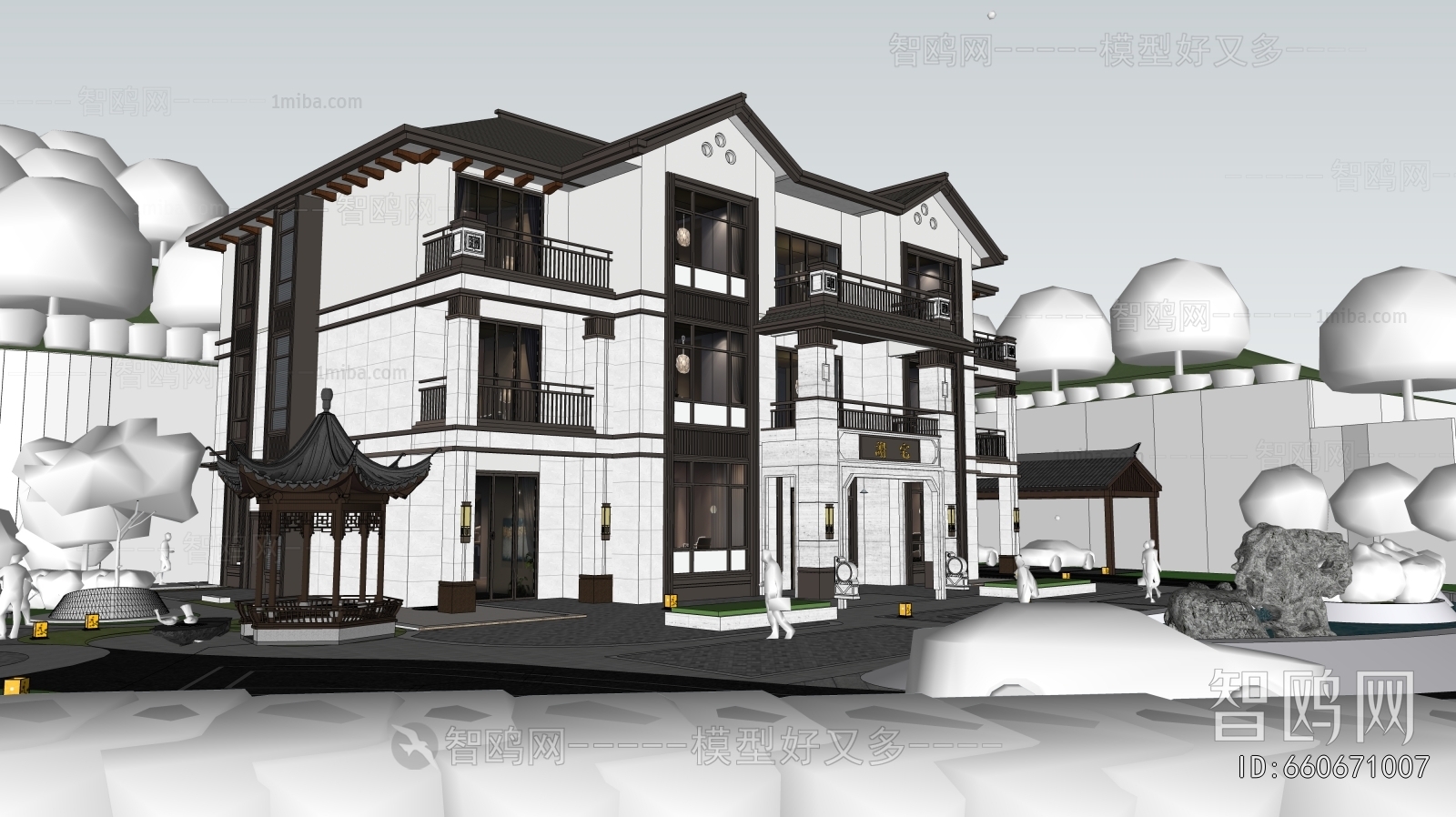 New Chinese Style Detached Villa