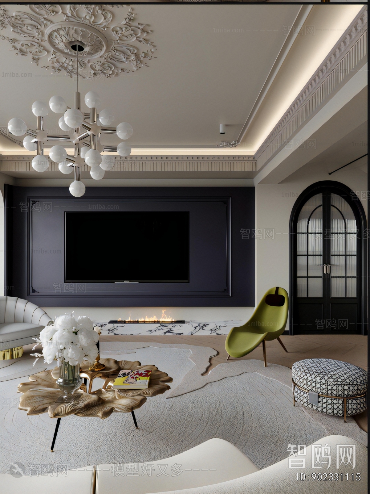 French Style A Living Room