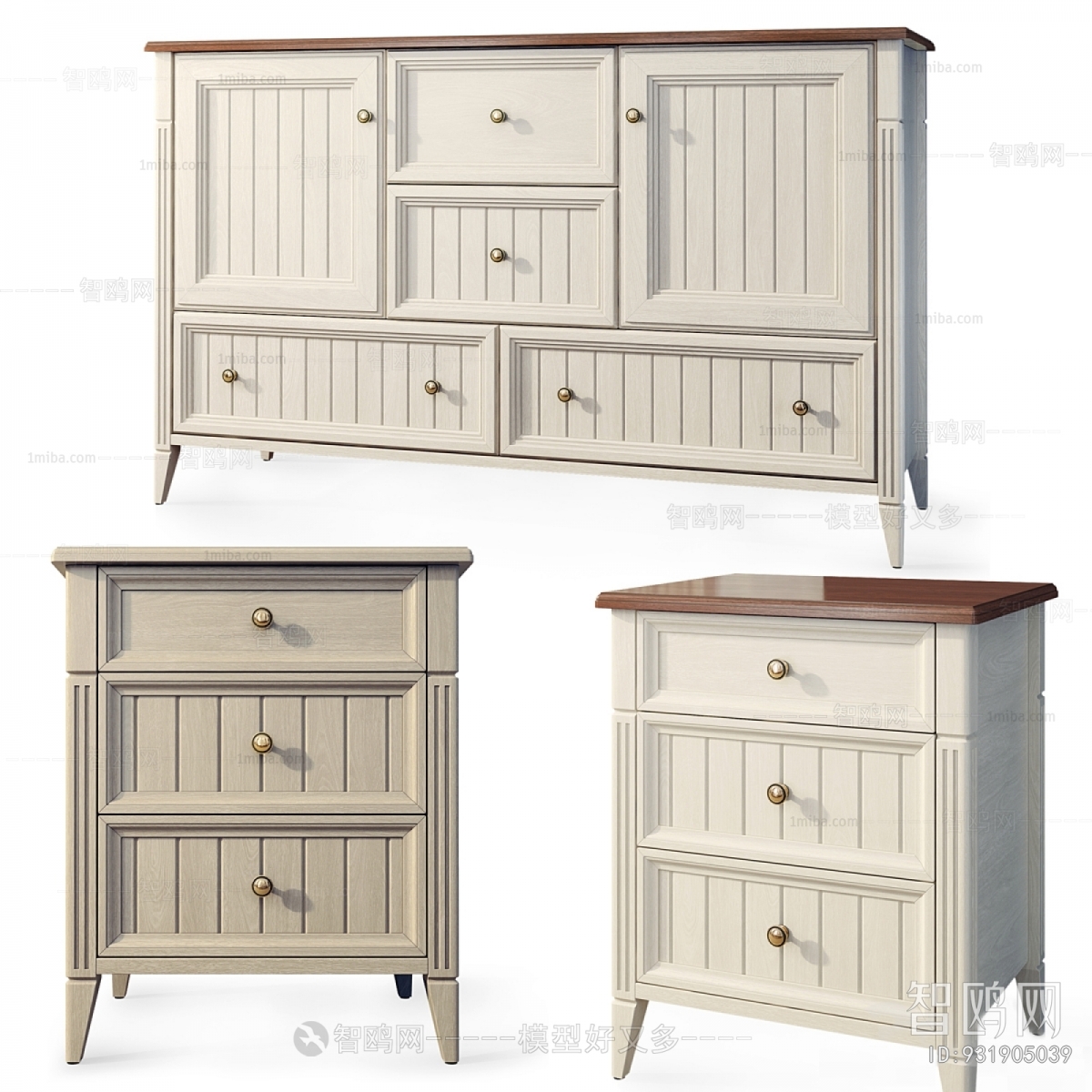 American Style Bedside Cupboard