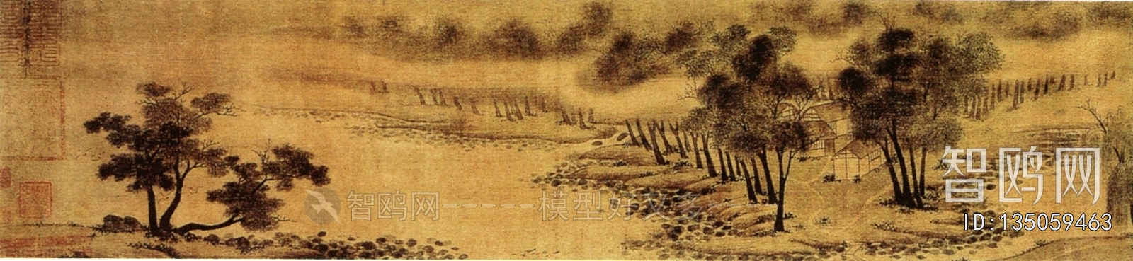 新中式风景装饰画