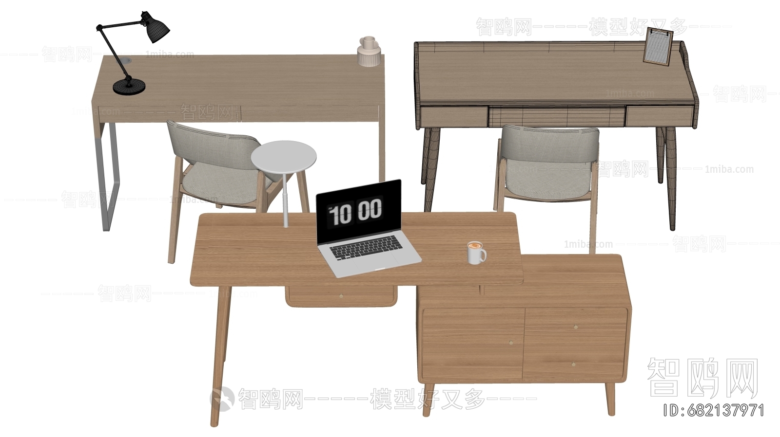 Modern Computer Desk And Chair