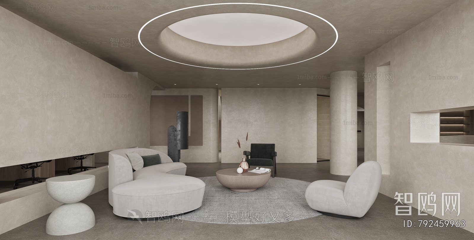 Wabi-sabi Style Exhibition Hall