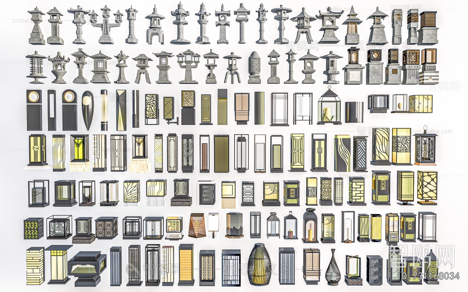 New Chinese Style Outdoor Light