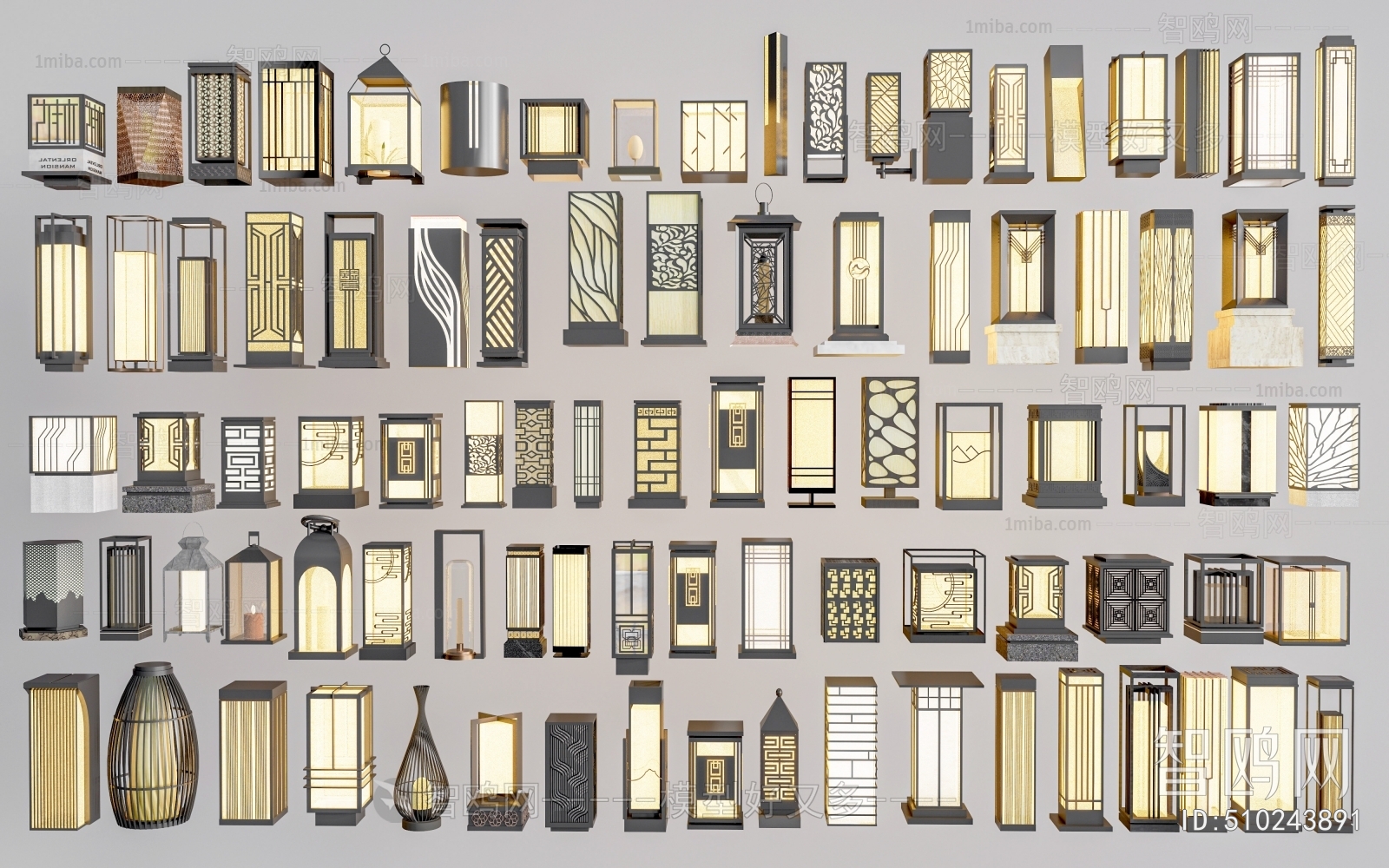 New Chinese Style Outdoor Light