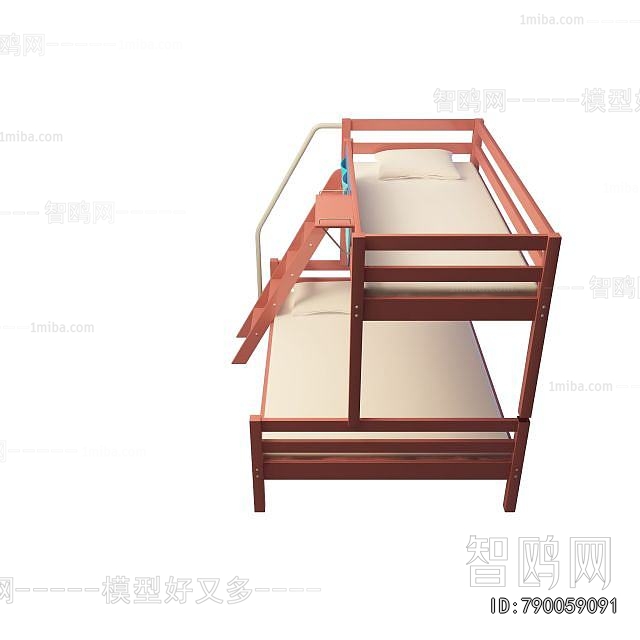 New Chinese Style Bunk Bed
