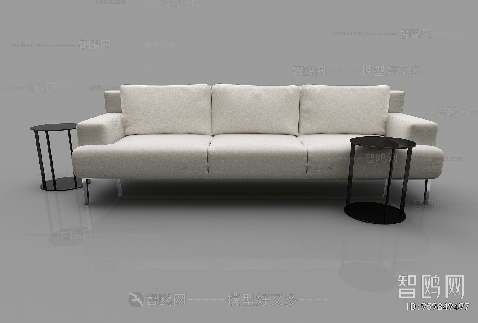 Modern Three-seat Sofa
