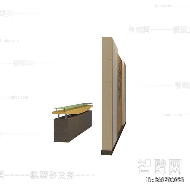 New Chinese Style Reception Desk