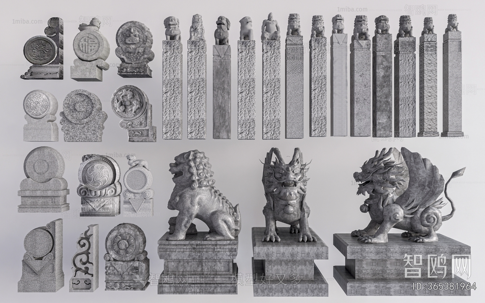 Chinese Style Column