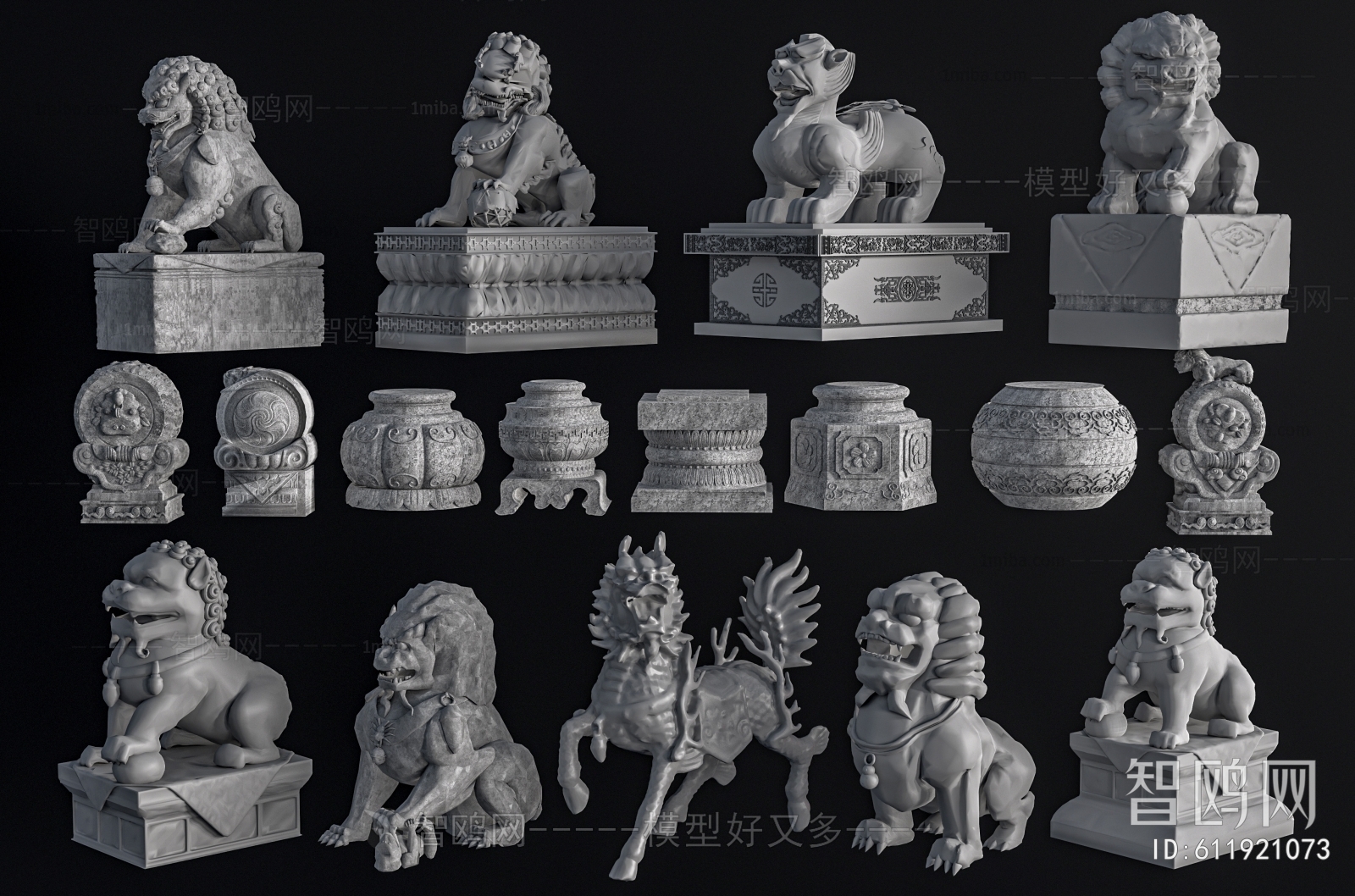 Chinese Style Stone Carving