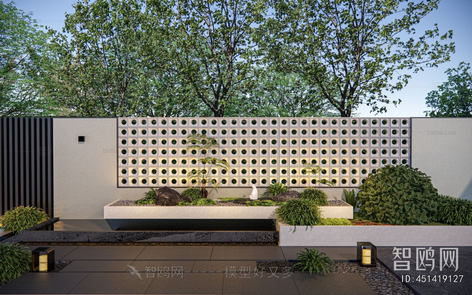 New Chinese Style Landscape Wall