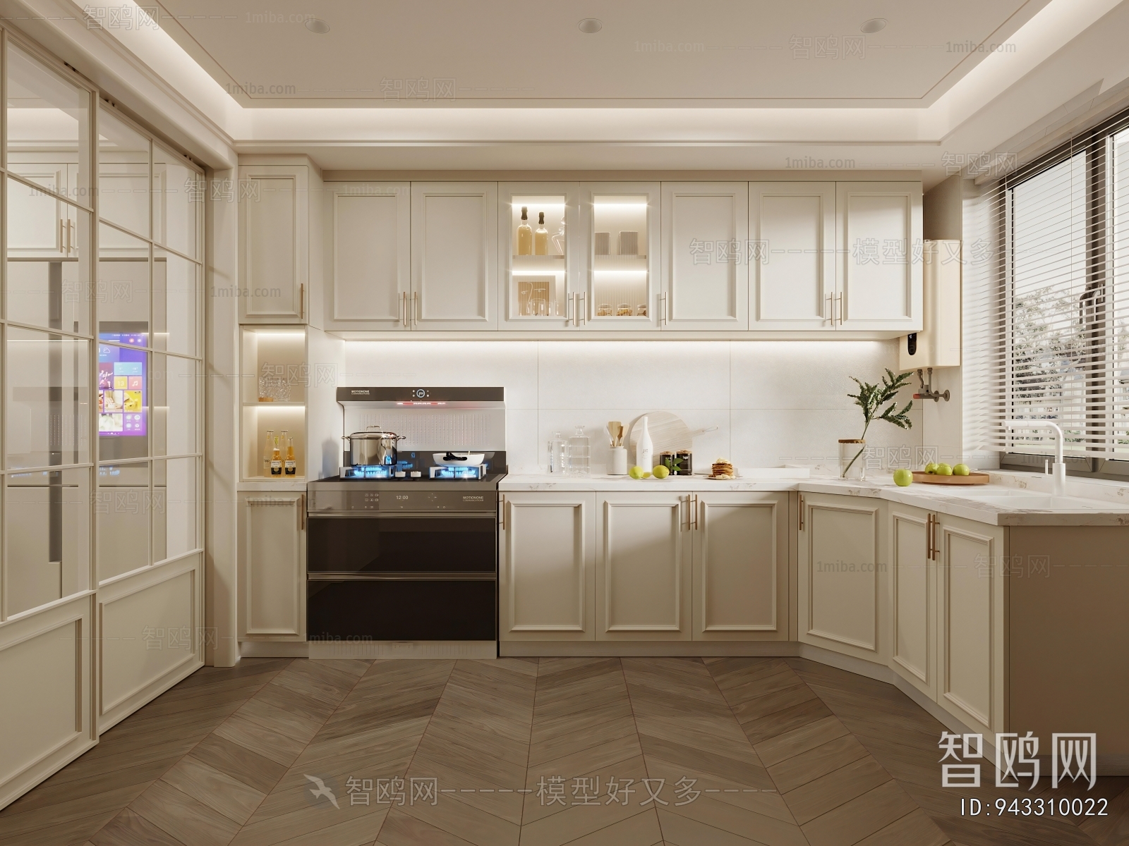 Simple European Style The Kitchen