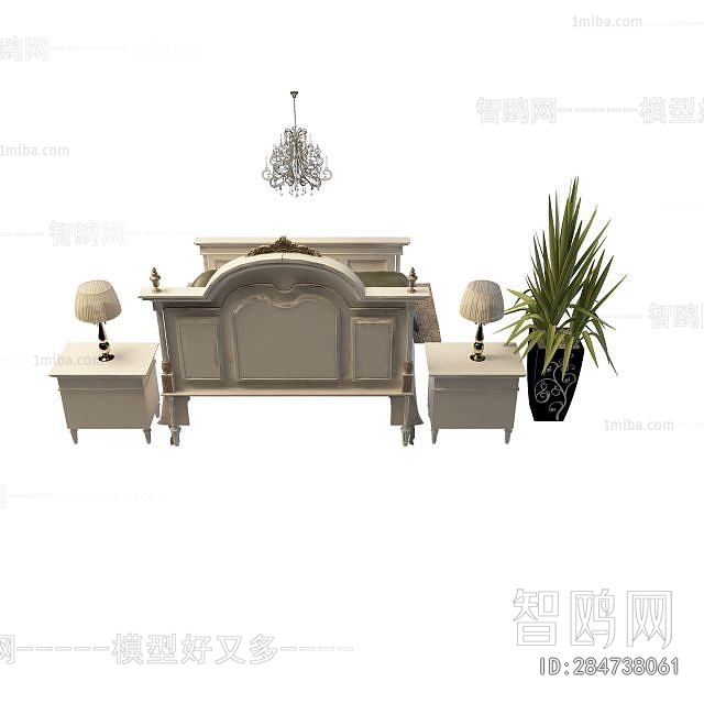 French Style Double Bed