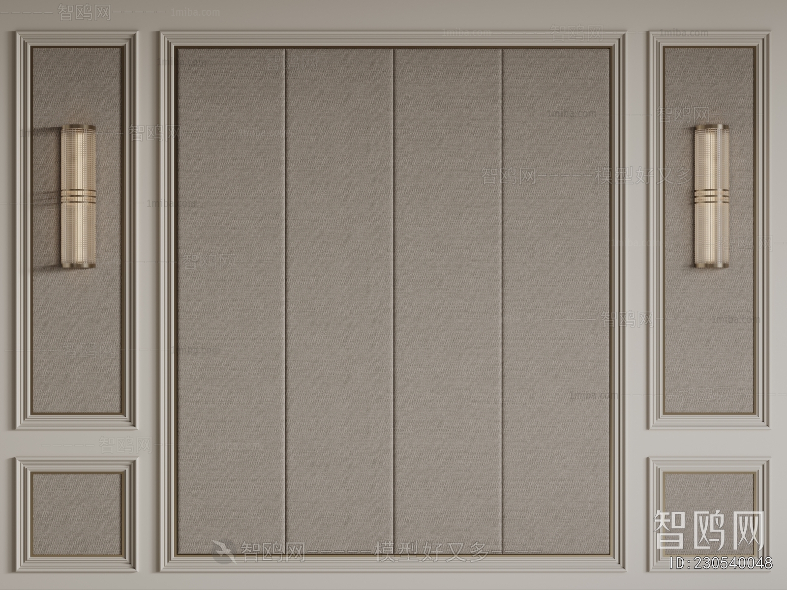 French Style TV Wall