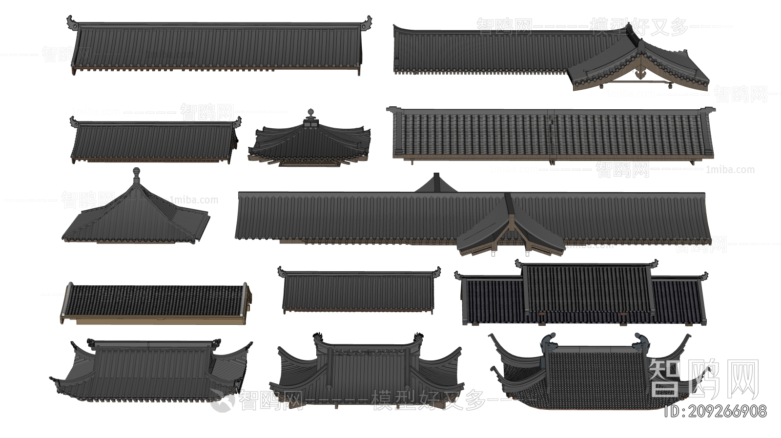 Chinese Style Building Component