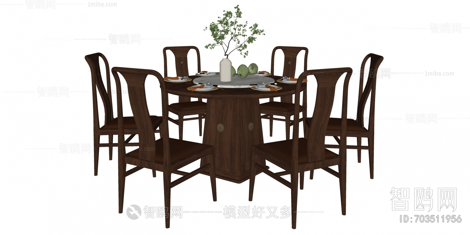 New Chinese Style Dining Table And Chairs
