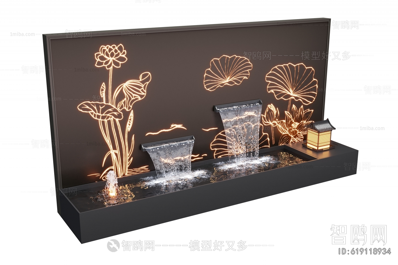 Modern Rockery Waterscape