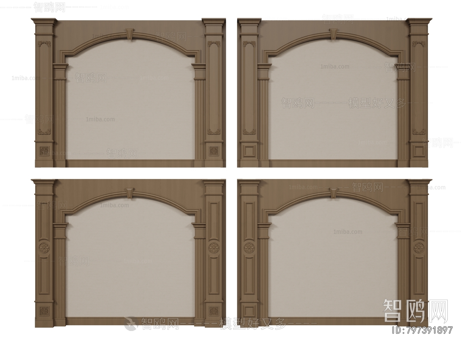 French Style TV Wall