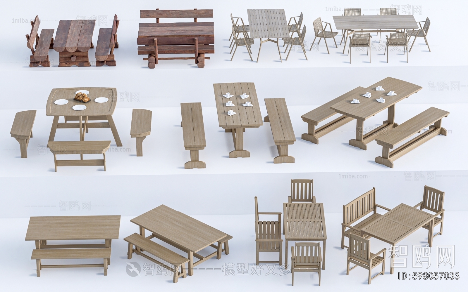 New Chinese Style Leisure Table And Chair