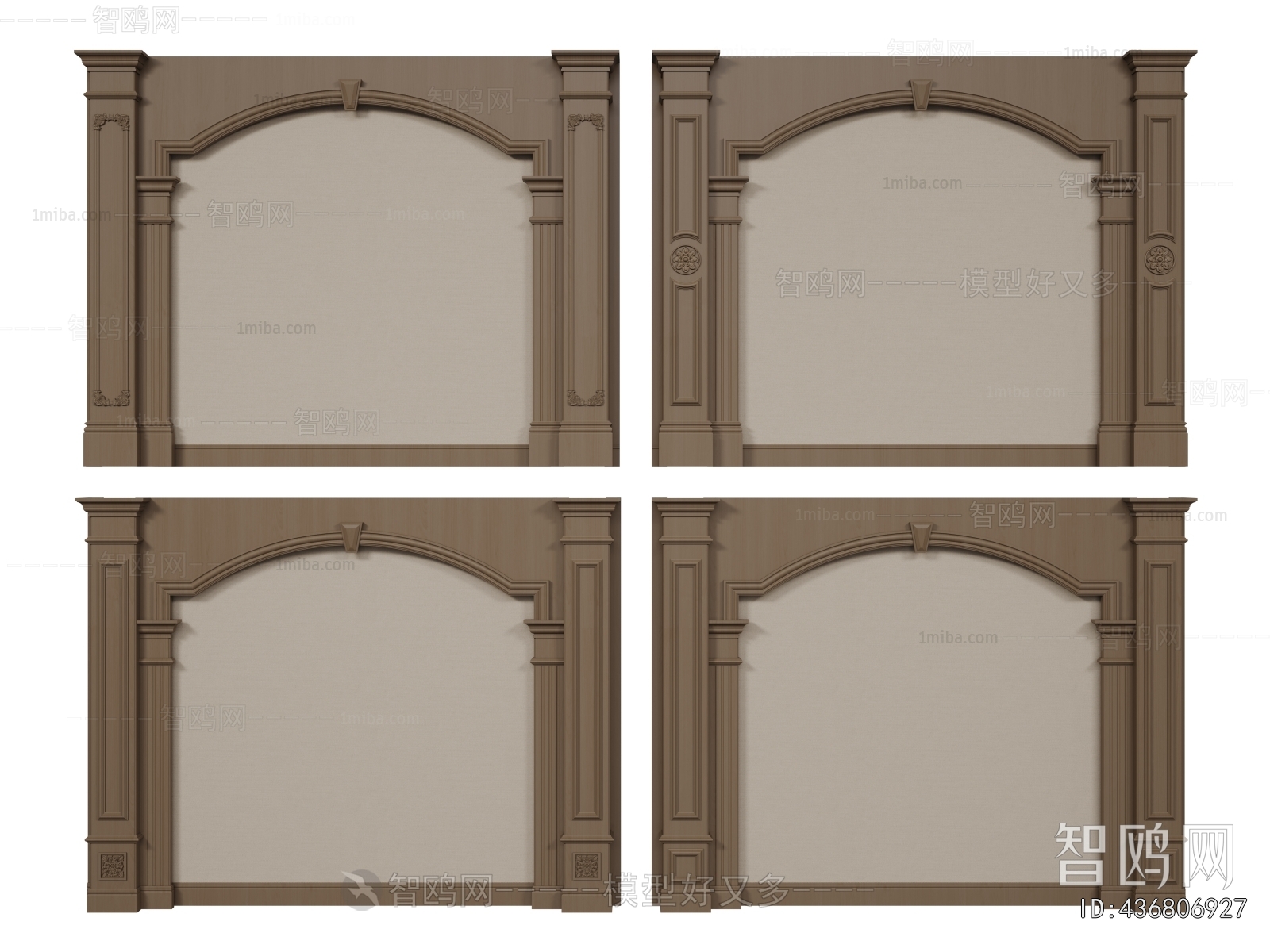 French Style TV Wall