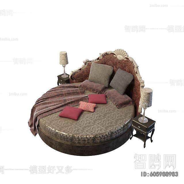 European Style Round Bed