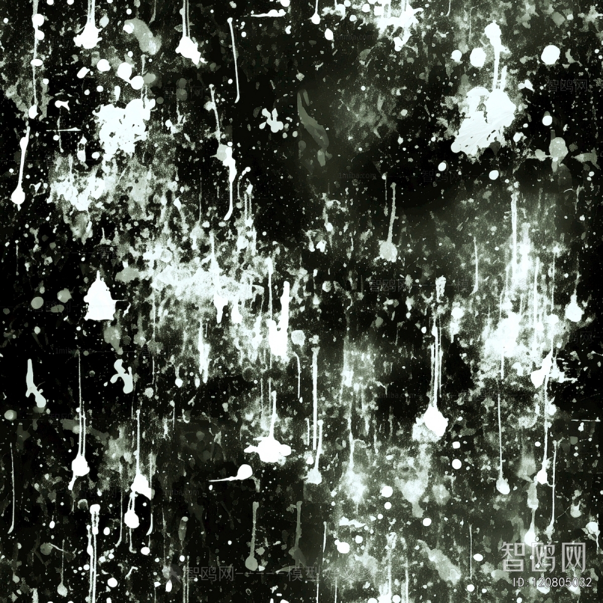 黑白抽象画