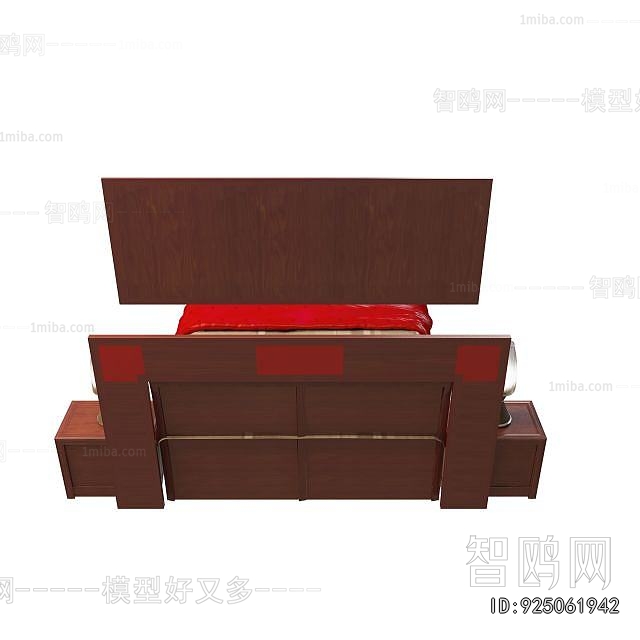 New Chinese Style Double Bed