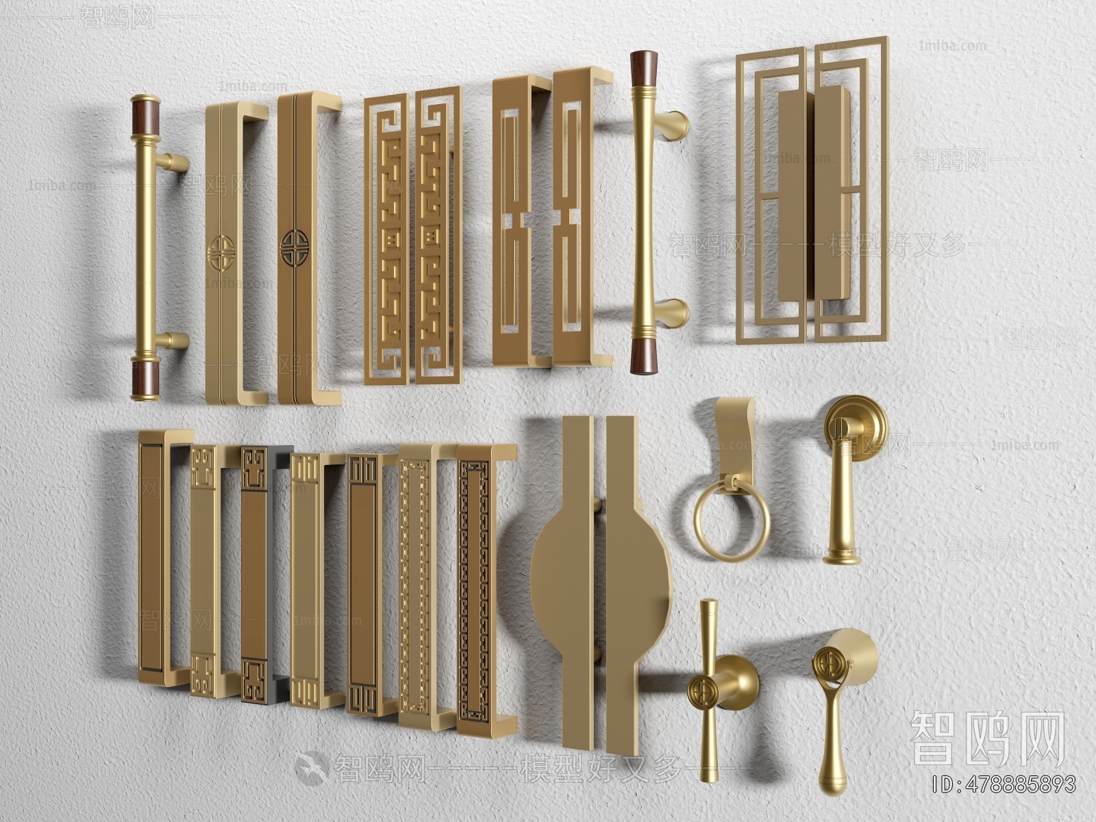 New Chinese Style Door Handle