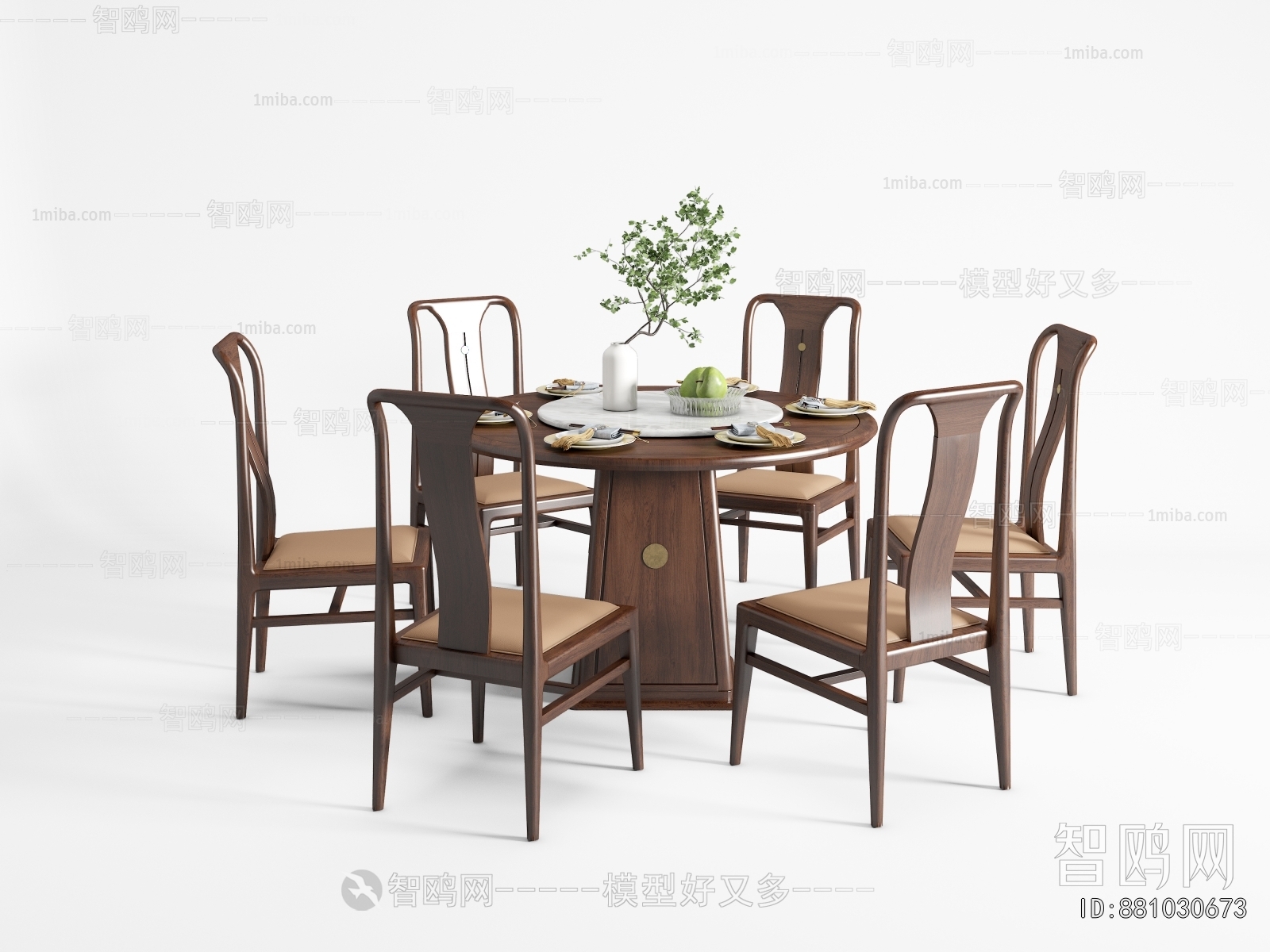 New Chinese Style Dining Table And Chairs